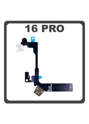 Original For Γνήσιο Για Apple iPhone 16 Pro, iPhone 16Pro (A3293, A3083) Camera Flashlight Flex Cable Φλας (Pulled)
