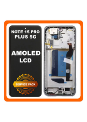 Γνήσια Original Xiaomi Redmi Note 15 Pro+ 5G (2510ERA8BG) AMOLED LCD Display Screen Assembly Οθόνη + Touch Screen Digitizer Μηχανισμός Αφής + Frame Bezel Πλαίσιο Σασί Brown Καφέ 5600250P16U00 (Service Pack By Xiaomi)