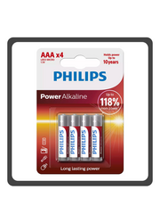 Philips Power Αλκαλικές Μπαταρίες AAA 1.5V 4τμχ 8712581549824
