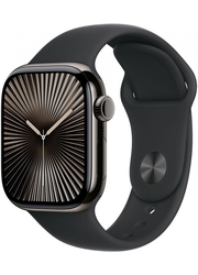 Apple Watch Series 10 42mm Slate Titanium Case With Store Black Sport Band m/l + Cellular eu