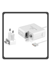 Macbook Charger Φορτιστής Powertech Laptop 60W 16.5V 3.65A For Apple Με Αντάπτορα Τροφοδοσίας White Άσπρο