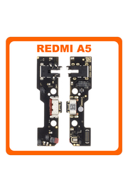 HQ OEM Συμβατό Με Xiaomi Redmi A5 (25028PC03G, 25028RN03A), USB Type-C Charging Dock Connector Flex Sub Board, Καλωδιοταινία Υπό Πλακέτα Φόρτισης + Microphone Μικρόφωνο (Premium A+)