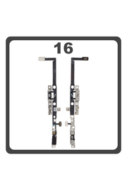 HQ OEM Συμβατό Με Apple Iphone 16 (A3287, A3081) Power Button Flex Cable Καλωδιοταινία Πλήκτρων Εκκίνησης (Premum A+)