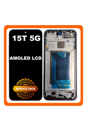 Γνήσια Original Xiaomi 15T 5G (25069PTEBG) LTPO AMOLED LCD Display Screen Assembly Οθόνη + Touch Screen Digitizer Μηχανισμός Αφής + Frame Bezel Πλαίσιο Σασί Titanium Gray Γκρι 5600020O12A00 (Service Pack By Xiaomi)