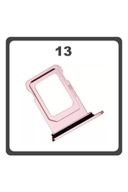 Original for Apple iPhone 13 (A2633, A2482) SIM Card Tray Pink Ροζ