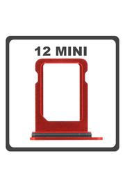 Original for Apple iPhone 12 Mini , iPhone12 Mini (A2399, A2176, A2398) SIM Card Tray Red Κόκκινο​​ Pulled
