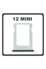 Original for Apple iPhone 12 Mini , iPhone12 Mini (A2399, A2176, A2398) SIM Card Tray White Άσπρο Pulled
