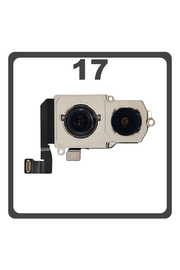 Γνήσια Original For Apple iPhone 17 (A3520, A3258) Main Rear Back Camera Κεντρική Κάμερα 48MP + 48MP Pulled
