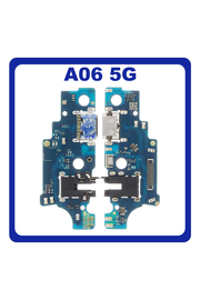 HQ OEM Συμβατό Με Samsung Galaxy A06 5G (SM-A066B, SM-A066B/DS) USB Type-C Charging Dock Connector Flex Sub Board, Καλωδιοταινία Υπό Πλακέτα Φόρτισης + Microphone Μικρόφωνο + Audio Jack Θύρα Ακουστικών (Premium A+)