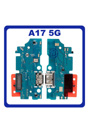 HQ OEM Συμβατή Με Samsung Galaxy A17 5G (SM-A176B, SM-A176B/DS) USB Type-C Charging Dock Connector Flex Sub Board, Καλωδιοταινία Υπό Πλακέτα Φόρτισης + Microphone Μικρόφωνο (Premium A+)