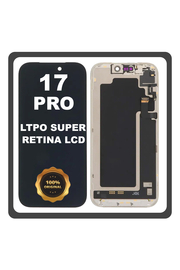 Γνήσια Original FOG Apple iPhone 17 Pro, iPhone 17Pro (A3256, A3523) LTPO Super Retina XDR OLED Display Screen Assembly Οθόνη + Touch Screen Digitizer Μηχανισμός Αφής Black Μαύρο (Lifetime Warranty Για Συνεργατες B2B)