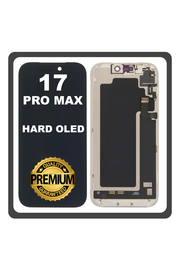 HQ OEM Συμβατό Με Apple iPhone 17 Pro Max, iPhone 17Pro Max (A3526, A3257) HARD OLED Display Screen Assembly Οθόνη + Touch Screen Digitizer Μηχανισμός Αφής Black Μαύρο (Lifetime Warranty Για Συνεργατες B2B)