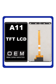HQ OEM Συμβατό Με Samsung Galaxy Tab A11 8.7" (SM-X133, SM-X135) TFT LCD Display Screen Assembly Οθόνη + Touch Screen Digitizer Μηχανισμός Αφής Black Μαύρο (Premium A+)