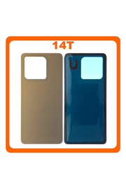 HQ OEM Συμβατό Με Xiaomi 14T (2406APNFAG), Rear Back Battery Cover Gray Γκρι (Premium A+)
