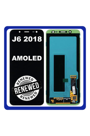 Γνήσια Original Samsung Galaxy J6 2018 (SM-J600F)​ Οθόνη LCD Display Screen + Touch Screen DIgitizer Μηχανισμός Αφής Black GH97-21931A ​(Renewed)