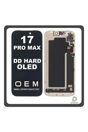 HQ OEM Συμβατό Με Apple iPhone 17 Pro Max, iPhone 17Pro Max (A3526, A3257) DD HARD OLED Display Screen Assembly Οθόνη + Touch Screen Digitizer Μηχανισμός Αφής Black Μαύρο (Premium A+)