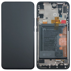 Γνήσια Original Huawei P Smart Z 2019 (STK-LX1 STK-L22), Y9 prime (STK-L21) Lcd Screen Display Οθόνη + Touch Screen Digitizer Μηχανισμός Αφής + Πλαίσιο Frame Bezel + Battery Μπαταρία 02352RRF Μαύρο Black​​ (Service Pack By Huawei)