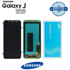 Γνήσιο Original Samsung Galaxy J6 2018 (SM-J600F) Amoled Οθόνη LCD Display Screen+ Touch Screen Μηχανισμός Αφής Black GH97-21931A (Service Pack)