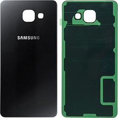 OEM HQ Samsung Galaxy A7 2017 SM-A710 Back Battery Cover Καπάκι Μπαταρίας Black
