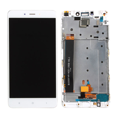 OEM HQ Xiaomi Redmi Note 4 / Redmi Note4 (MediaTek) LCD Display Assembly Οθόνη + Touch Screen Digitizer Μηχανισμός Αφής + Frame Πλαίσιο White (Grade AAA+++)