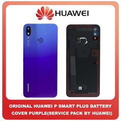 Γνήσιο Original Huawei P Smart Plus , PSmart Plus INE-LX1 Rear Back Battery Cover + Fingerprint Sensor + Camera Lens, Πίσω Καπάκι Μπαταρίας Με Αισθητήρα Δακτυλικών Αποτυπωμάτων Και Τζάμι Κάμερας Purple Μωβ 02352CAK (Service Pack By Huawei)