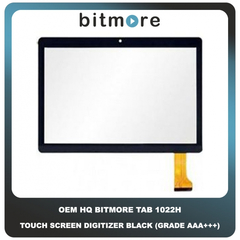 OEM HQ Bitmore Tab 1022H Touch Screen Digitizer Μηχανισμός Αφής Black Μαύρο (Grade AAA+++)