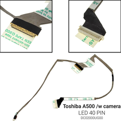 Καλωδιοταινία Οθόνης για Toshiba A500 With Webcam Connector led Version