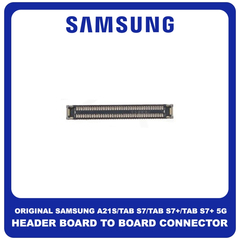 Γνήσια Original Samsung Galaxy A21s (SM-A217F), Galaxy Tab S7 (SM-T870,SM-T870), Galaxy Tab S7+ (SM-T970), Galaxy Tab S7+ 5G (SM-T976) Header Board To Board Board Connector / BTB Socket  2x39 Pin Κονέκτορας Πλακέτας 3710-004279 (Service Pack By Samsung)