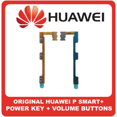 Γνήσια Original Huawei P Smart+, P Smart Plus, Power Key Flex Cable On/Off + Volume Key Buttons Καλωδιοταινία Πλήκτρων Εκκίνησης + Έντασης Ήχου (Service Pack By Huawei)