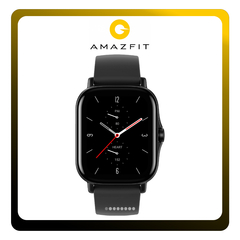 Γνήσια Original Amazfit GTS 2 Aluminium 43mm, Smart Watch Ρολόι Midnight Black Μαύρο 57983102239 (Blister Pack By Amazfit)