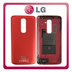 HQ OEM Συμβατό Για LG G2 (D802, D801, D803) Rear Back Battery Cover Πίσω Κάλυμμα Καπάκι Πλάτη Μπαταρίας Red Κόκκινο (Grade AAA+++)