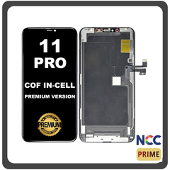 HQ OEM Συμβατό Για Apple iPhone 11 Pro, iPhone11 Pro (A2215, A2160, A2217, iPhone12,3) NCC Premium Version COF In-Cell LCD Display Screen Assembly Οθόνη + Touch Screen Digitizer Μηχανισμός Αφής Black Μαύρο (Premium A+)