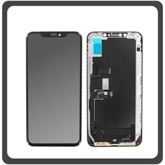 Iphone XS Max (A1921, A2101, A2102) Super Retina OLED LCD Display Screen Assembly Οθόνη + Touch Screen Digitizer Μηχανισμός Αφής Black Μαύρο Changed Touch (Ref By Apple)