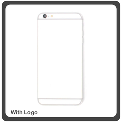 OEM HQ Iphone 6 Plus (A1522, A1524) Καπάκι Μπαταρίας Battery Cover + Πλαϊνά Πλήκτρα Side Keys + Θήκη Κάρτας Sim Holder White Silver (Grade AAA+++)