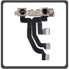 Γνήσια Original For iPhone X, iPhoneX (A1865, A1901) Front Selfie Camera Flex Μπροστινή Κάμερα 7 MP, f/2.2, 32mm (standard) + Proximity Sensor Flex Cable Καλωδιοταινία Αισθητήρας Εγγύτητας Pulled​