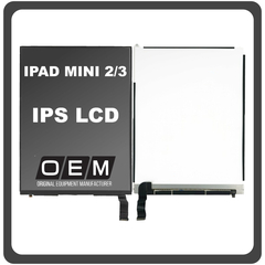 HQ OEM Συμβατό Με Apple iPad mini 2 (A1489, A1490), iPad mini 3 (A1599, A1600), IPS LCD Display Assembly Screen Εσωτερική Οθόνη (Premium A+)