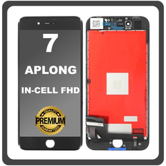 HQ OEM Συμβατό Με Apple iPhone 7, iPhone7 (A1660, A1778) APLONG InCell FHD LCD Display Screen Assembly Οθόνη + Touch Screen Digitizer Μηχανισμός Αφής Black Μαύρο (Grade AAA) (0% Defective Returns)