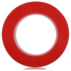 5mm Red Double Sided Adhesive Tape Αυτοκόλλητη Κόκκινη Ταινία Διπλής 'Όψεως Ανθεκτική Σε Υψηλή Θερμοκρασία