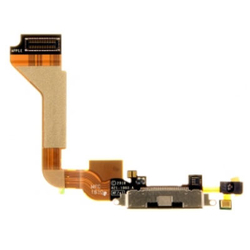 Original Iphone 4 Dock Charge Connector flex and Headphone Jack Black &Kappa;&alpha;&lambda;&omega;&delta;&iota;&omicron;&tau;&alpha;&iota;&nu;ί&alpha; &phi;ό&rho;&tau;&iota;&sigma;&eta;&sigmaf;