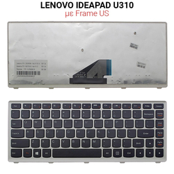 &Pi;&lambda;&eta;&kappa;&tau;&rho;&omicron;&lambda;ό&gamma;&iota;&omicron; Lenovo Ideapad U310 With Frame us Silver