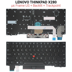 &Pi;&lambda;&eta;&kappa;&tau;&rho;&omicron;&lambda;ό&gamma;&iota;&omicron; Lenovo Thinkpad X280 us + Backlit + Trackpoint