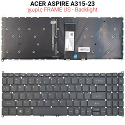 &Pi;&lambda;&eta;&kappa;&tau;&rho;&omicron;&lambda;ό&gamma;&iota;&omicron; Acer Aspire A315-23 no Frame us + Backlight