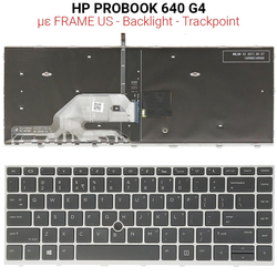 &Pi;&lambda;&eta;&kappa;&tau;&rho;&omicron;&lambda;ό&gamma;&iota;&omicron; hp Probook 640 g4 With Frame Backlight + Trackpoint