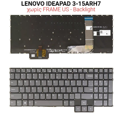 &Pi;&lambda;&eta;&kappa;&tau;&rho;&omicron;&lambda;ό&gamma;&iota;&omicron; Lenovo Ideapad 3-15arh7 no Frame us + Backlight