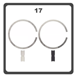Original For Apple iPhone 17 (A3520, A3258, A3519, A3521) Wireless Charging Magsafe Magnet Pulled