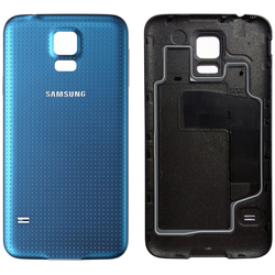 HQ OEM Samsung Galaxy S5 SM-G900F Battery Cover &Kappa;&alpha;&pi;ά&kappa;&iota; &Mu;&pi;&alpha;&tau;&alpha;&rho;ί&alpha;&sigmaf; Blue