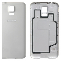 HQ OEM Samsung Galaxy S5 SM-G900F Battery Cover &Kappa;&alpha;&pi;ά&kappa;&iota; &Mu;&pi;&alpha;&tau;&alpha;&rho;ί&alpha;&sigmaf; White