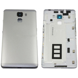 HQ OEM Huawei Honor 7 (PLK-L01, PLK-AL10, PLK-UL00, PLK-TL01H) Battery Back Cover &Pi;ί&sigma;&omega; &Kappa;&alpha;&pi;ά&kappa;&iota; &Mu;&pi;&alpha;&tau;&alpha;&rho;ί&alpha;&sigmaf; + Camera Lens &Tau;&zeta;&alpha;&mu;ά&kappa;&iota; &Kappa;ά&mu;&epsilon;&rho;&alpha;&sigmaf; Silver