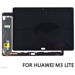 HQ OEM Huawei MediaPad M3 Lite 10.1'' (Bach-L09, Bach-W09) &Omicron;&theta;ό&nu;&eta; LCD Display Screen 1200x1920 TFT IPS + Touch Screen DIgitizer &Mu;&eta;&chi;&alpha;&nu;&iota;&sigma;&mu;ό&sigmaf; &Alpha;&phi;ή&sigmaf; Black (Grade AAA+++)