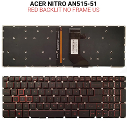 &Pi;&lambda;&eta;&kappa;&tau;&rho;&omicron;&lambda;ό&gamma;&iota;&omicron; Acer Nitro An515-51 With red Backlit no Frame us